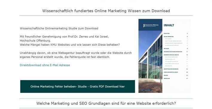 Landingpage für regionale Unternehmen Landingpage für regionale Unternehmen